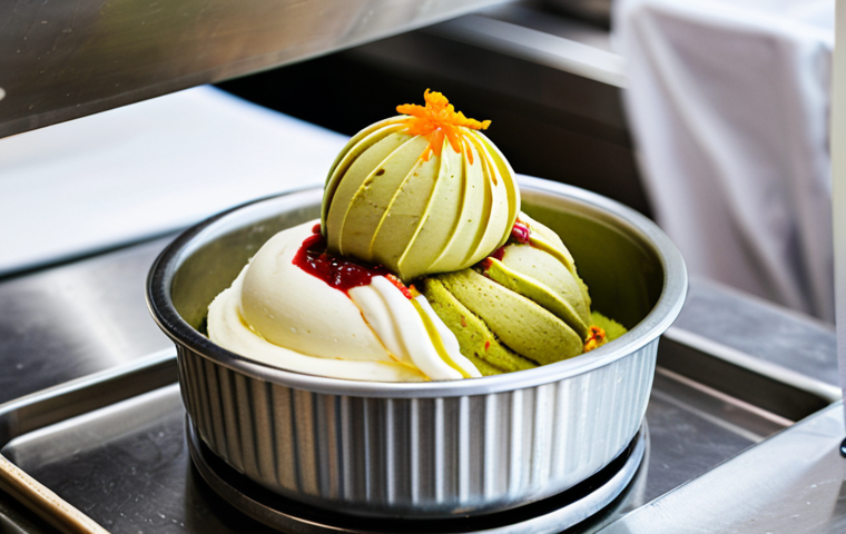 디저트 전문가의 전문성 유지 비결 - Market Inspiration**

"A brightly lit Japanese marketplace stall overflowing with colorful seasonal ...